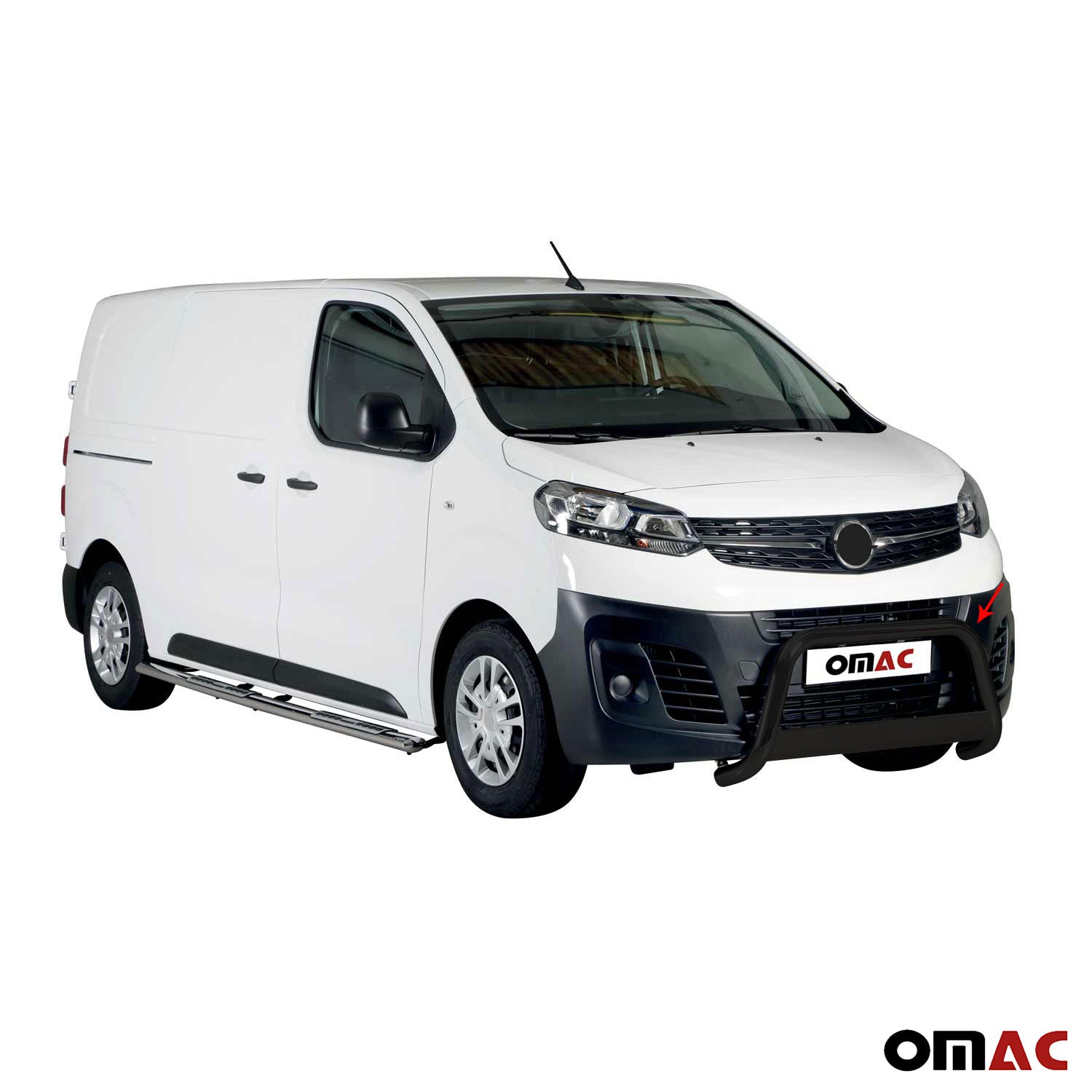 Frontbügel Frontschutzbügel für Opel Vivaro 2019-2026 ø63mm Stahl Schwarz Schutz