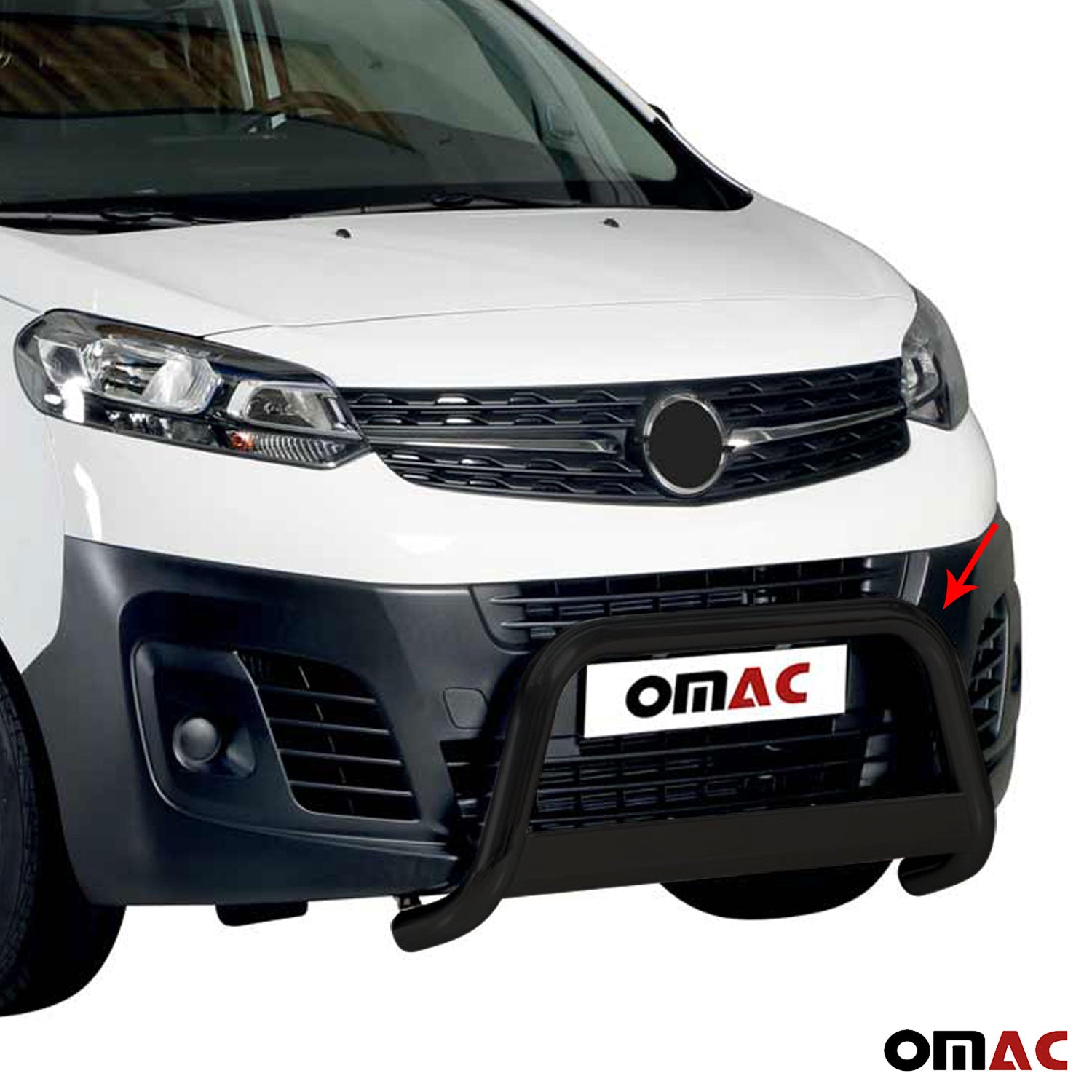 Frontbügel Frontschutzbügel für Opel Vivaro 2019-2026 ø63mm Stahl Schwarz Schutz