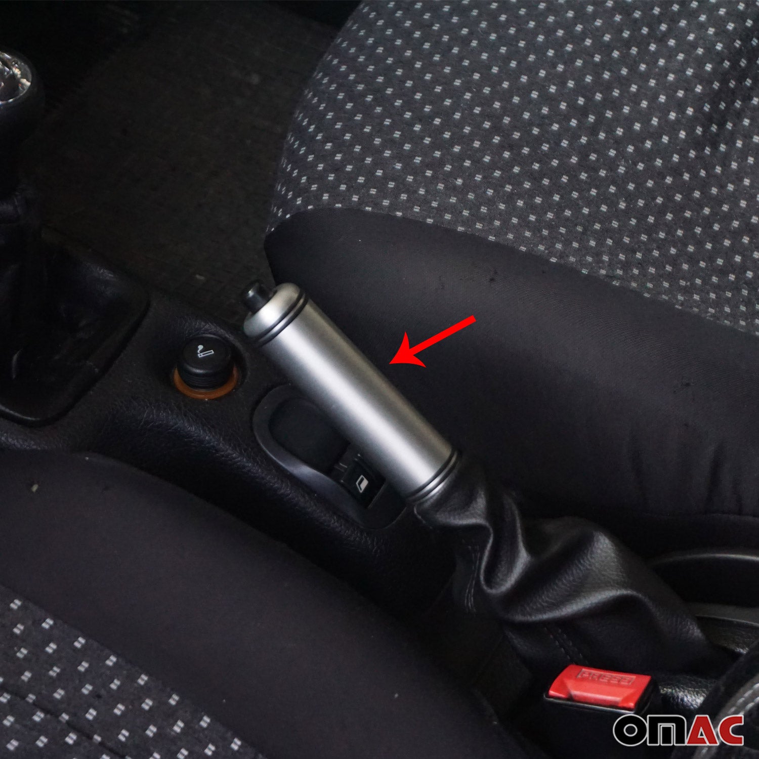 Handbremshebel Handbremsgriff für Peugeot 206 1998-2009 Aluminium Matt 1tlg