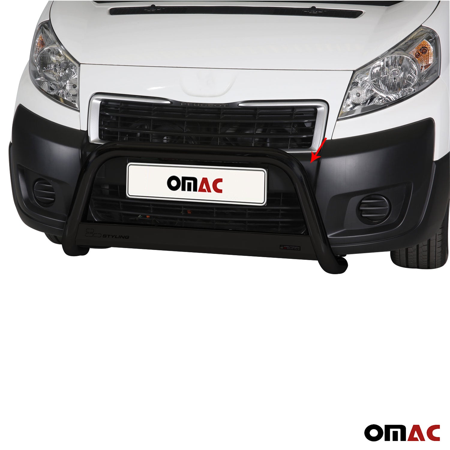 Frontbügel Frontschutzbügel für Peugeot Expert 2013-2016 ø63mm Stahl Schwarz