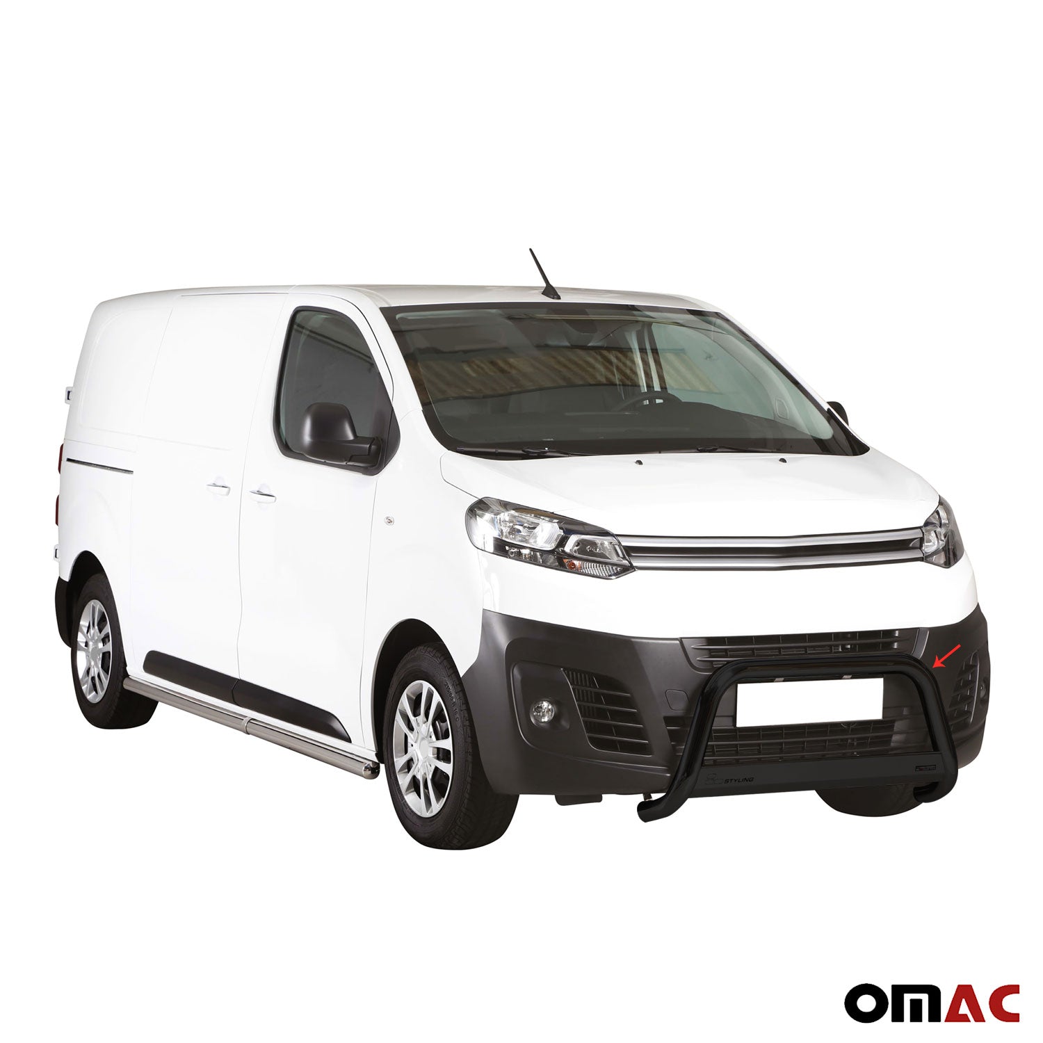 Frontbügel Frontschutzbügel für Citroen Jumpy SpaceTourer 2016-2026 ø63 Schwarz