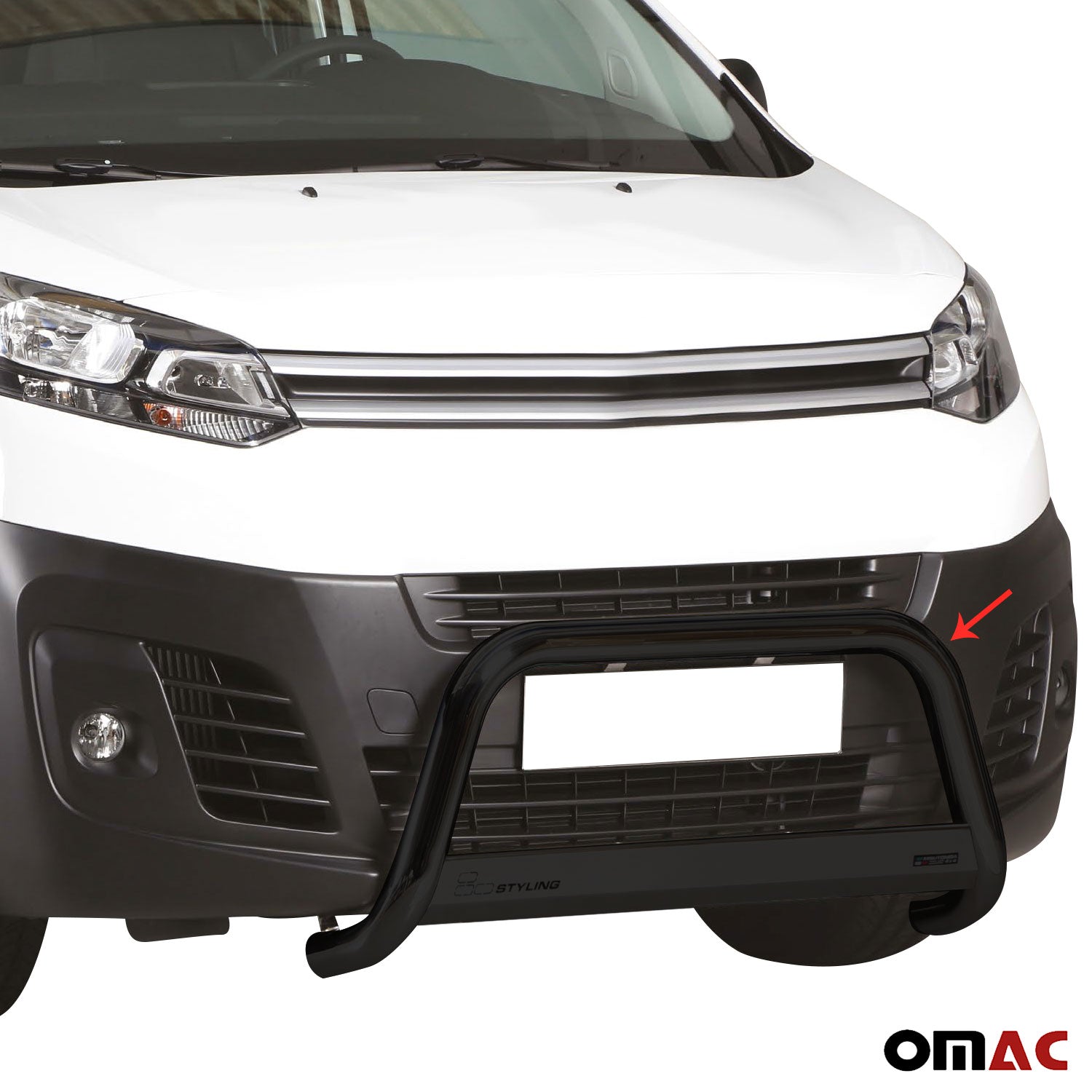 Frontbügel Frontschutzbügel für Citroen Jumpy SpaceTourer 2016-2026 ø63 Schwarz