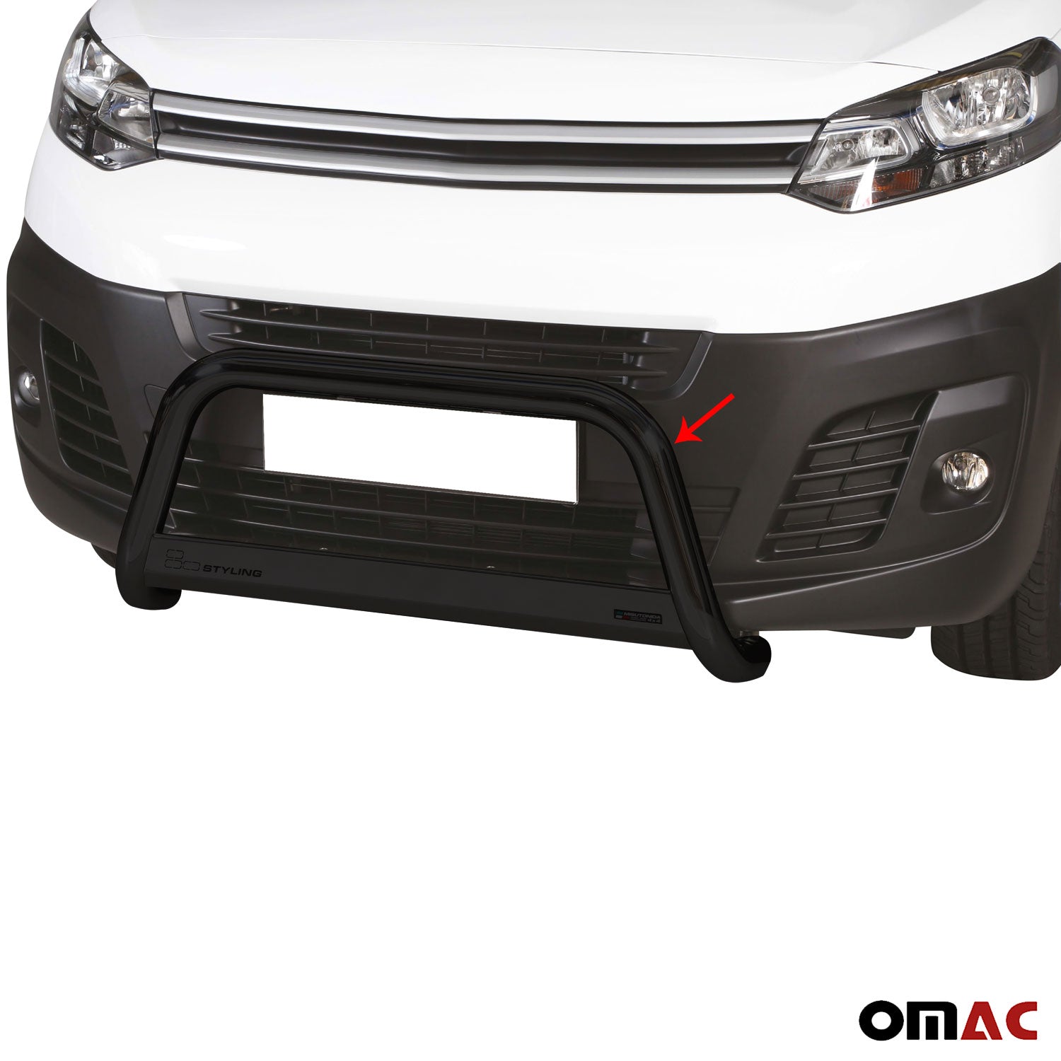 Frontbügel Frontschutzbügel für Citroen Jumpy SpaceTourer 2016-2026 ø63 Schwarz