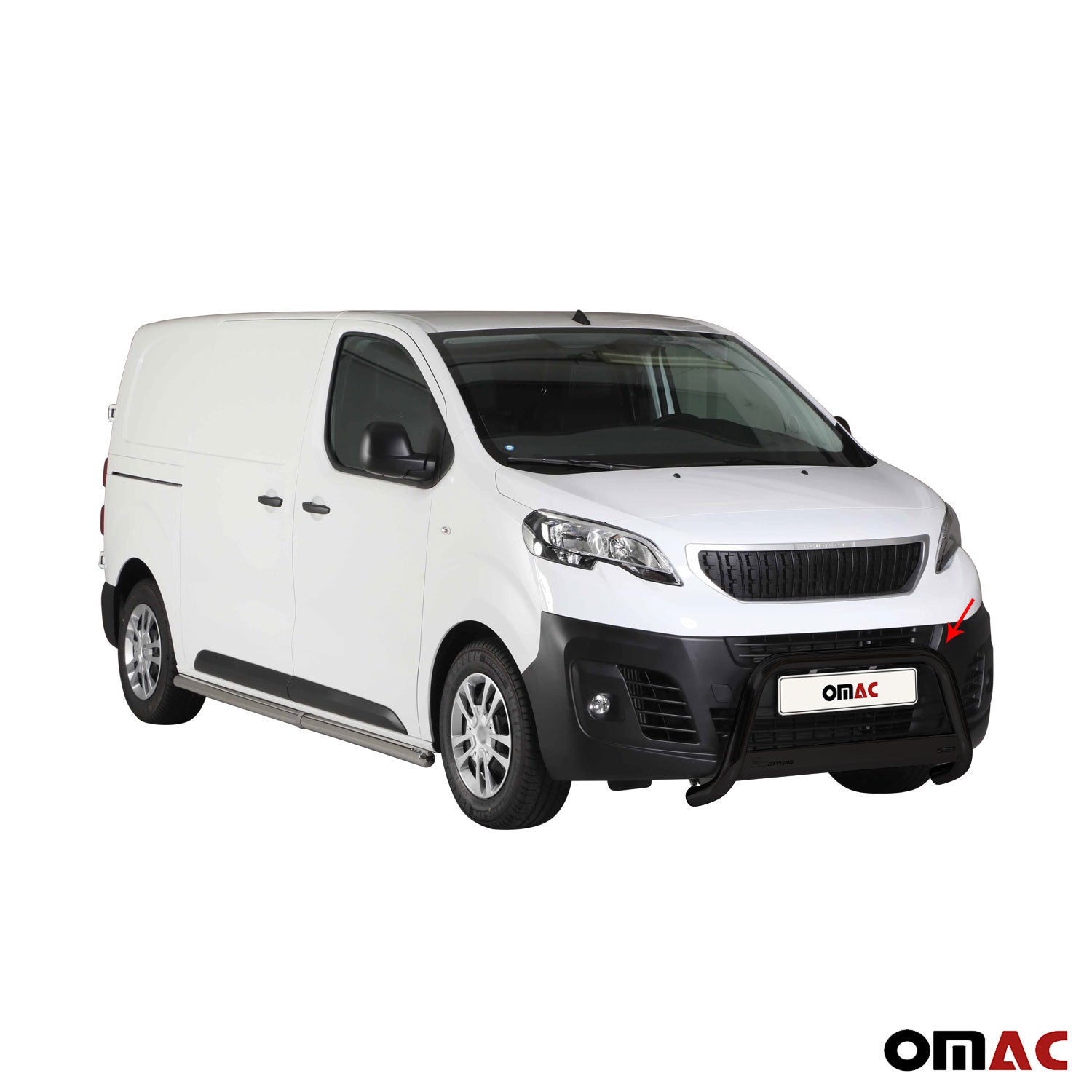 Frontbügel Frontschutzbügel für Peugeot Expert 2016-2026 ø63mm Stahl Schwarz