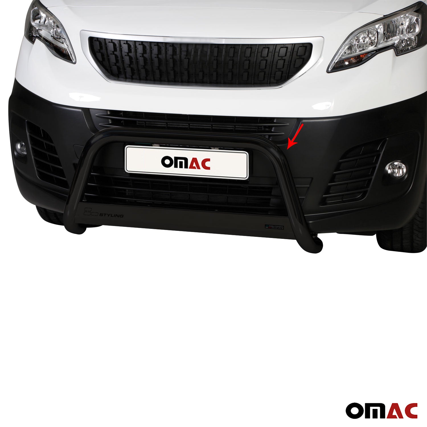 Frontbügel Frontschutzbügel für Peugeot Expert 2016-2026 ø63mm Stahl Schwarz