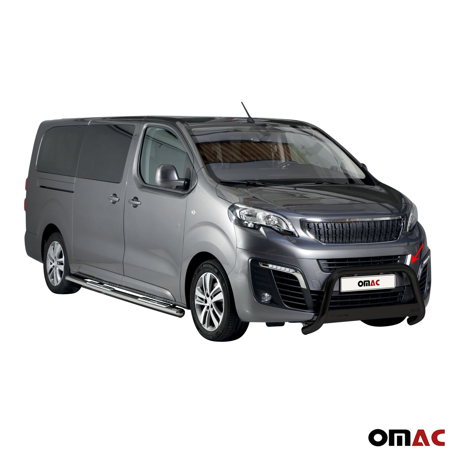Frontbügel Frontschutzbügel für Peugeot Expert Traveller 2016-2026 ø63 Schwarz