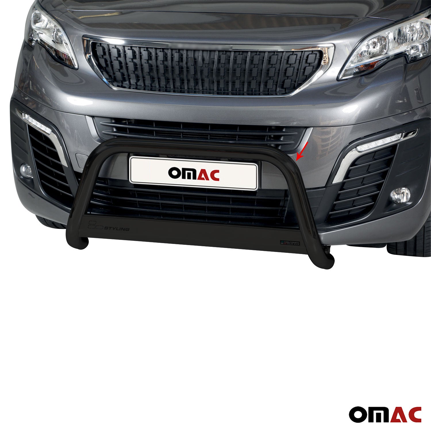 Frontbügel Frontschutzbügel für Peugeot Expert Traveller 2016-2026 ø63 Schwarz