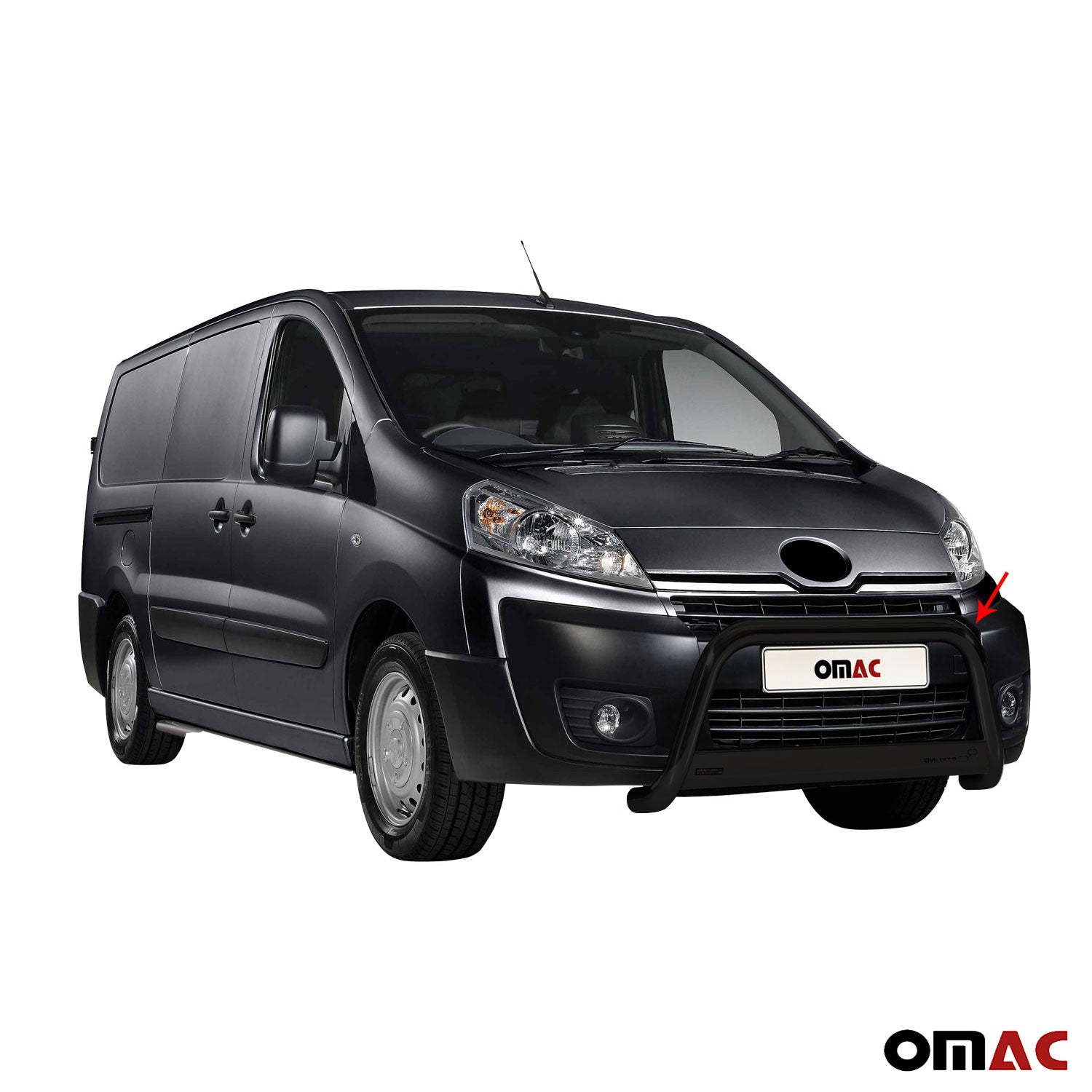 Frontbügel Frontschutzbügel für Toyota Proace 2013-2016 ø63mm Schwarz Stahl