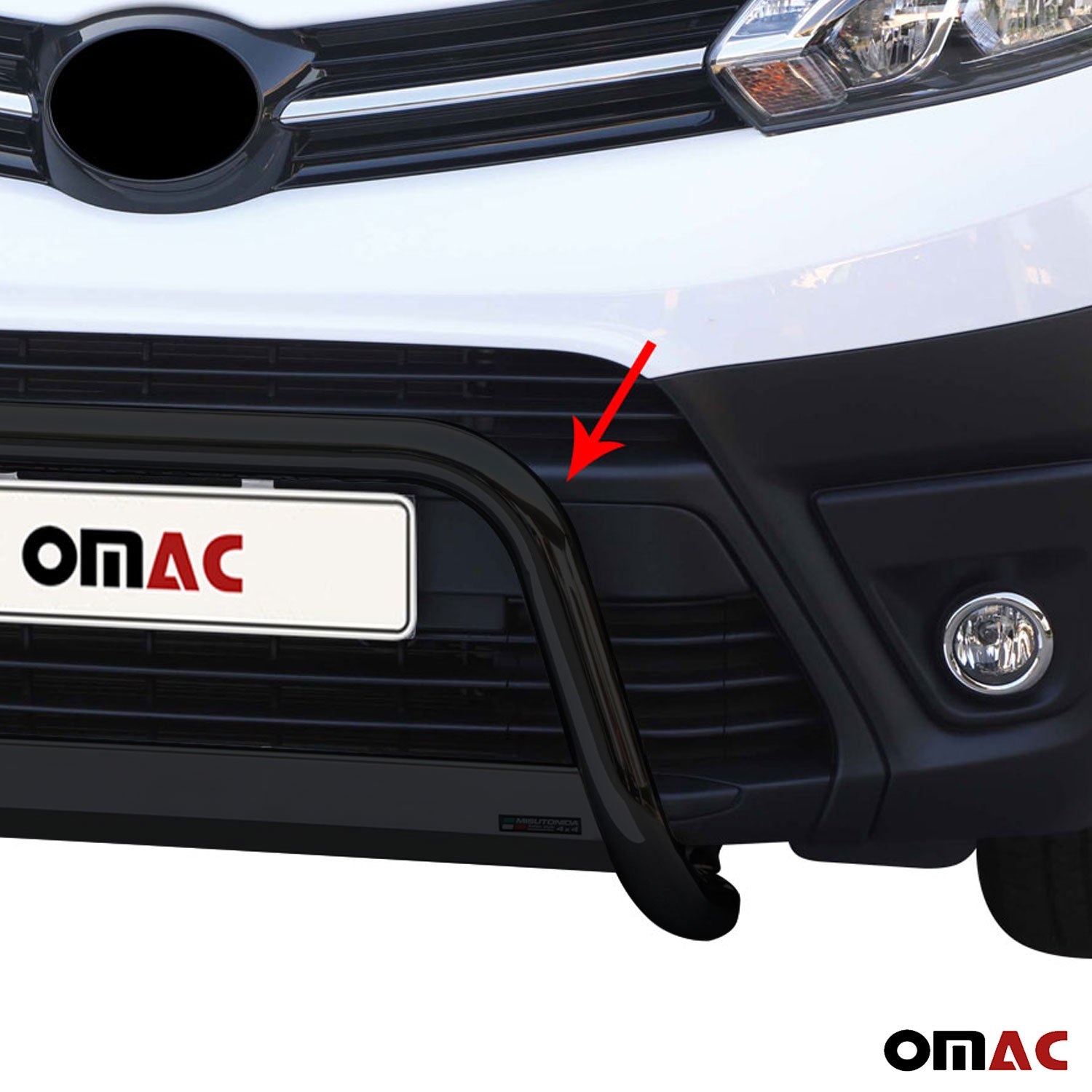 Frontbügel Frontschutzbügel für Toyota Proace 2016-2019 ø63mm Schwarz Schutz