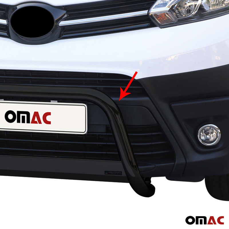 Frontbügel Frontschutzbügel für Toyota Proace 2016-2019 ø63mm Schwarz Schutz
