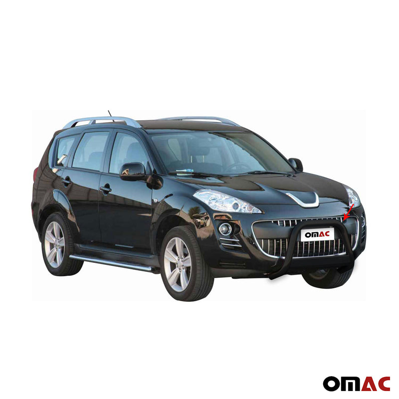 Frontbügel Frontschutzbügel für Peugeot 4007 2008-2012 ø63mm Stahl Schwarz