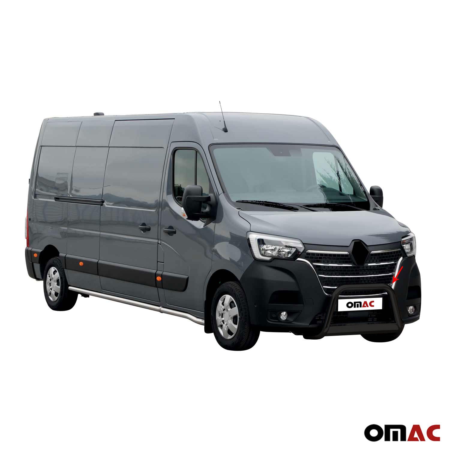Frontbügel Frontschutzbügel für Renault Master 2019-2023 ø63mm Stahl Schwarz