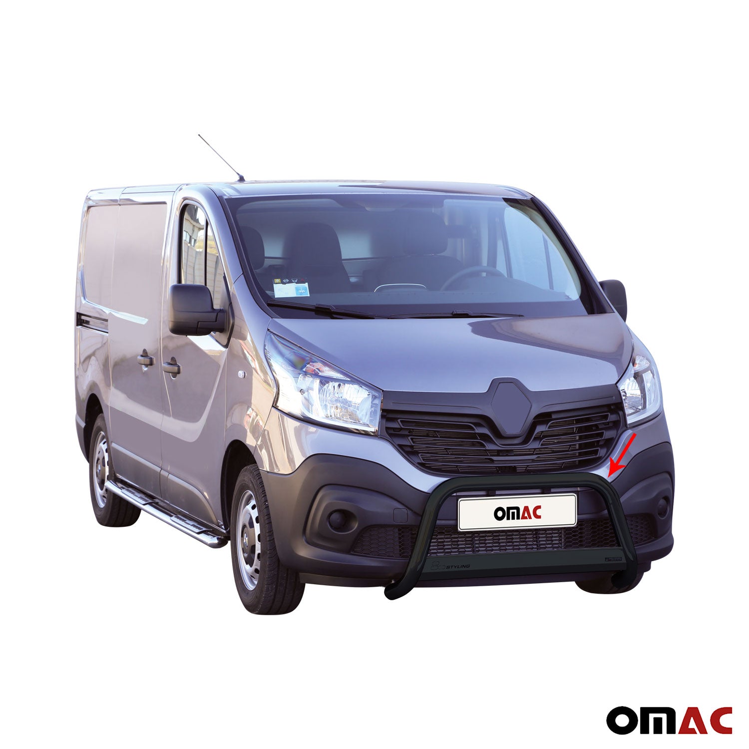 Frontbügel Frontschutzbügel für Renault Trafic 2014-2019 ø63mm Stahl Schwarz