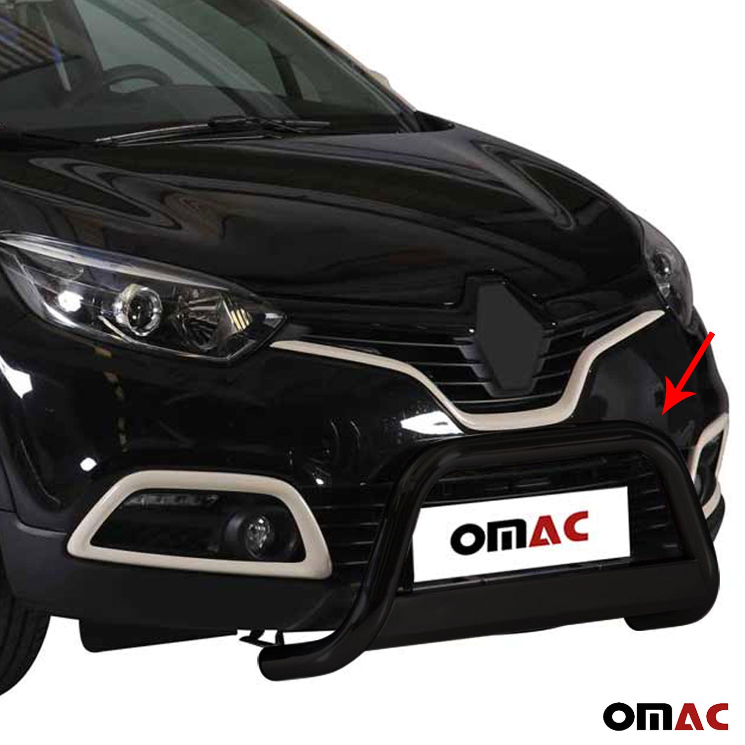 Frontbügel Frontschutzbügel für Renault Captur 2013-2017 ø63mm Stahl Schwarz