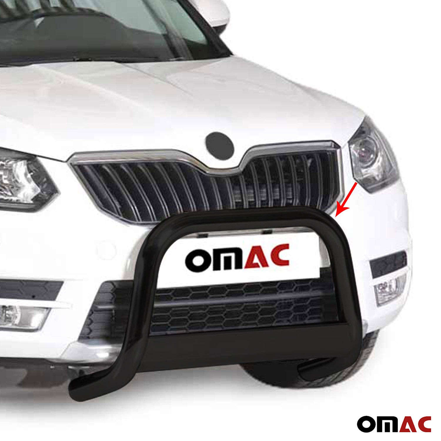 Frontbügel Frontschutzbügel für Skoda Yeti 2014-2017 ø63mm Stahl Schwarz Schutz