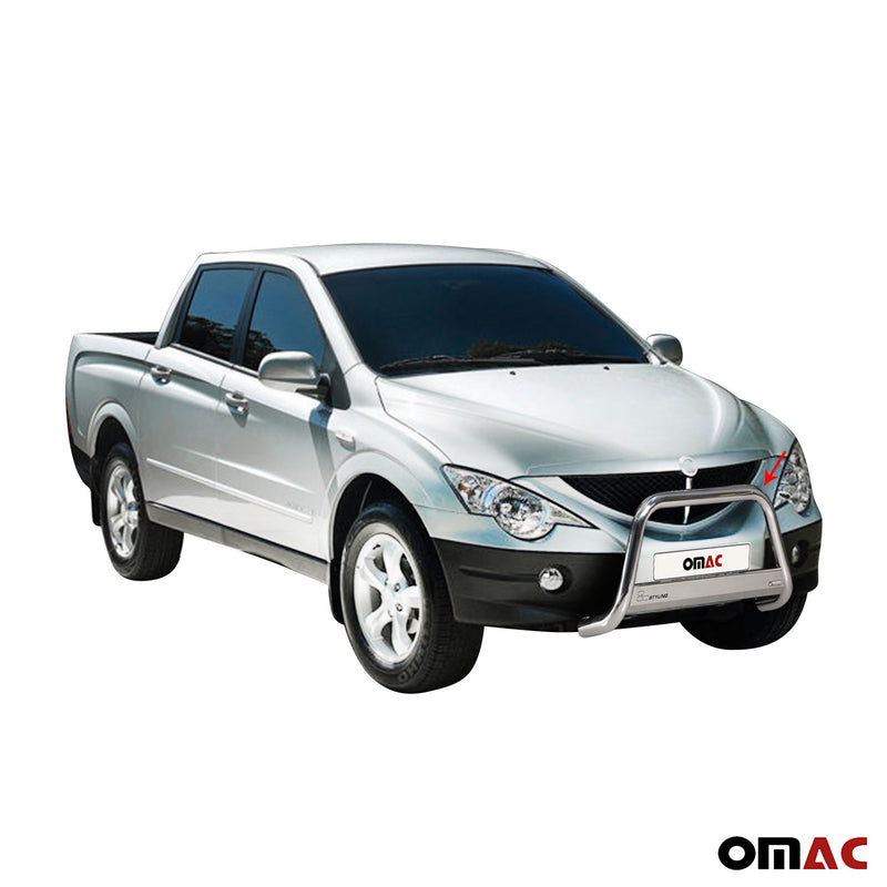 Frontbügel Frontschutzbügel für Ssangyong Actyon Sports 2007-2012 ø63 Stahl Grau