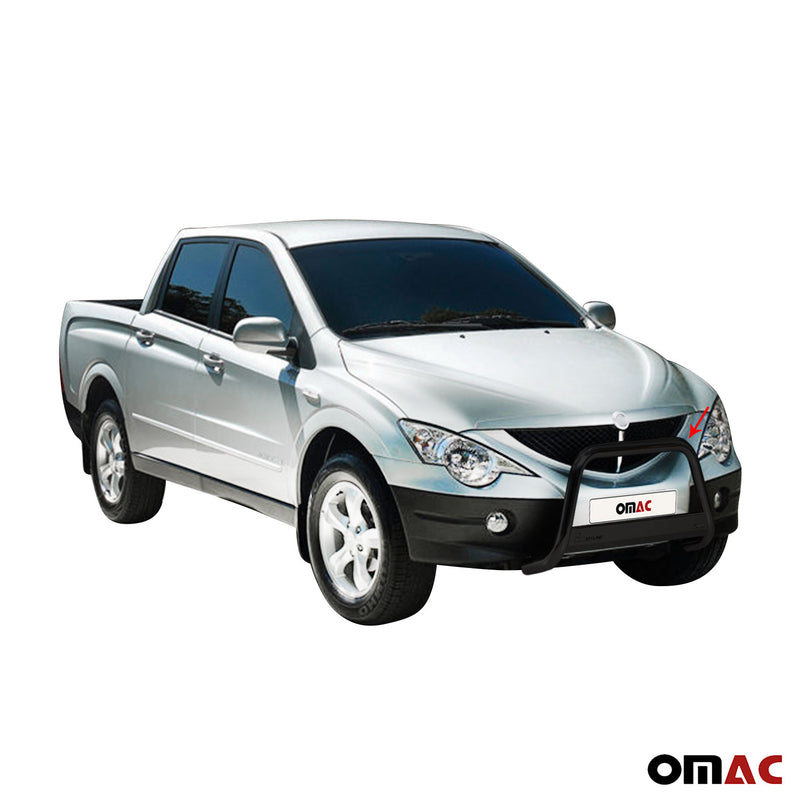 Frontbügel Frontschutzbügel für Ssangyong Actyon Sports 2007-2012 ø63 Schwarz