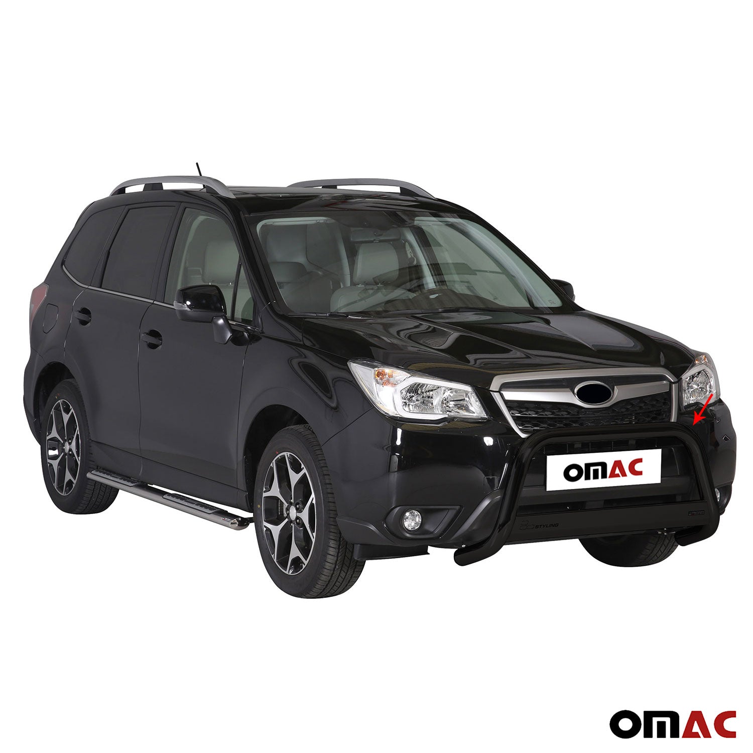 Frontbügel Frontschutzbügel für Subaru Forester IV 2013-2015 ø63mm Stahl Schwarz