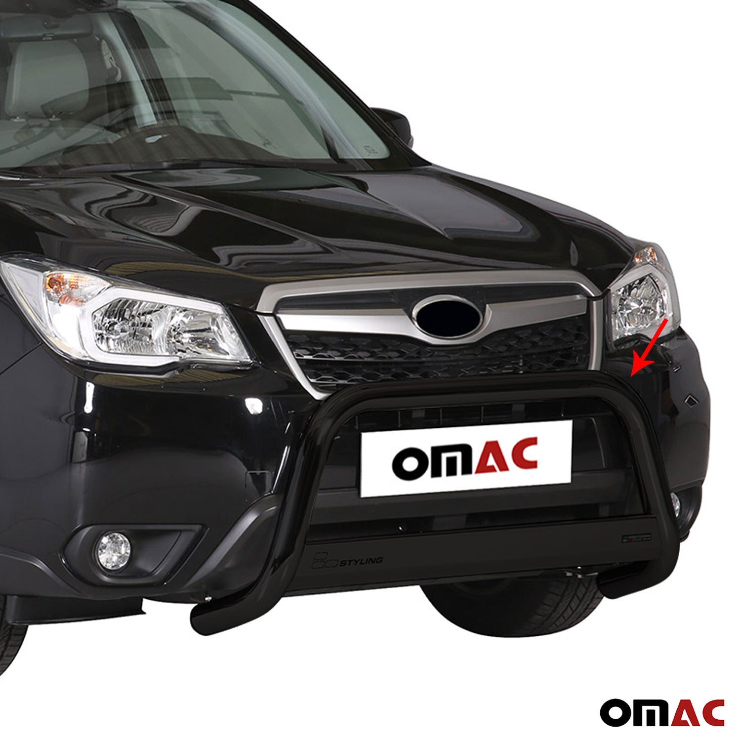Frontbügel Frontschutzbügel für Subaru Forester IV 2013-2015 ø63mm Stahl Schwarz
