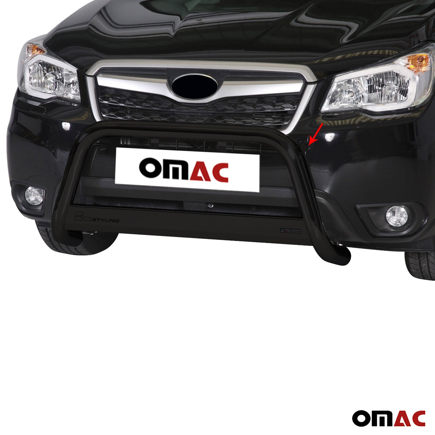 Frontbügel Frontschutzbügel für Subaru Forester IV 2013-2015 ø63mm Stahl Schwarz