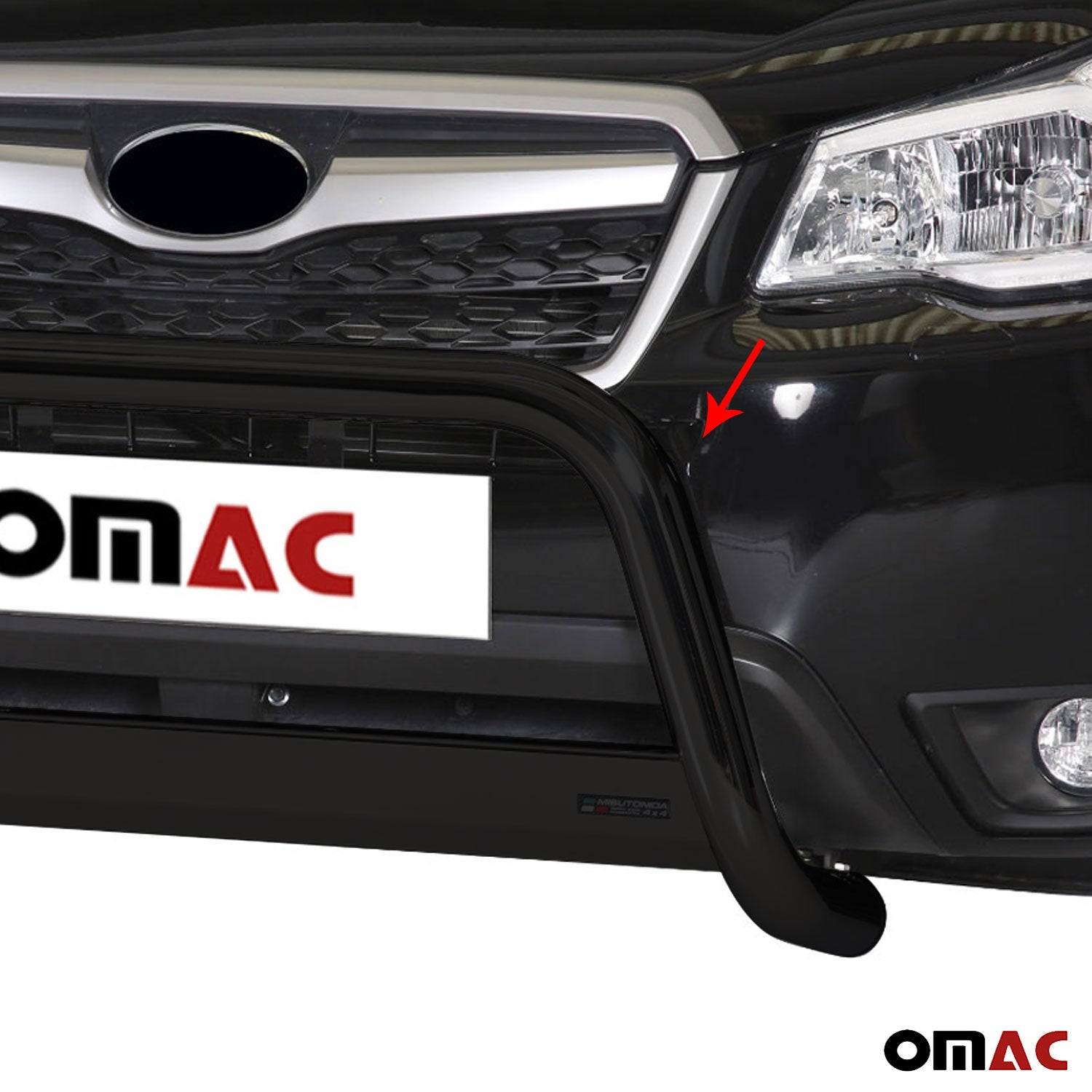 Frontbügel Frontschutzbügel für Subaru Forester IV 2013-2015 ø63mm Stahl Schwarz