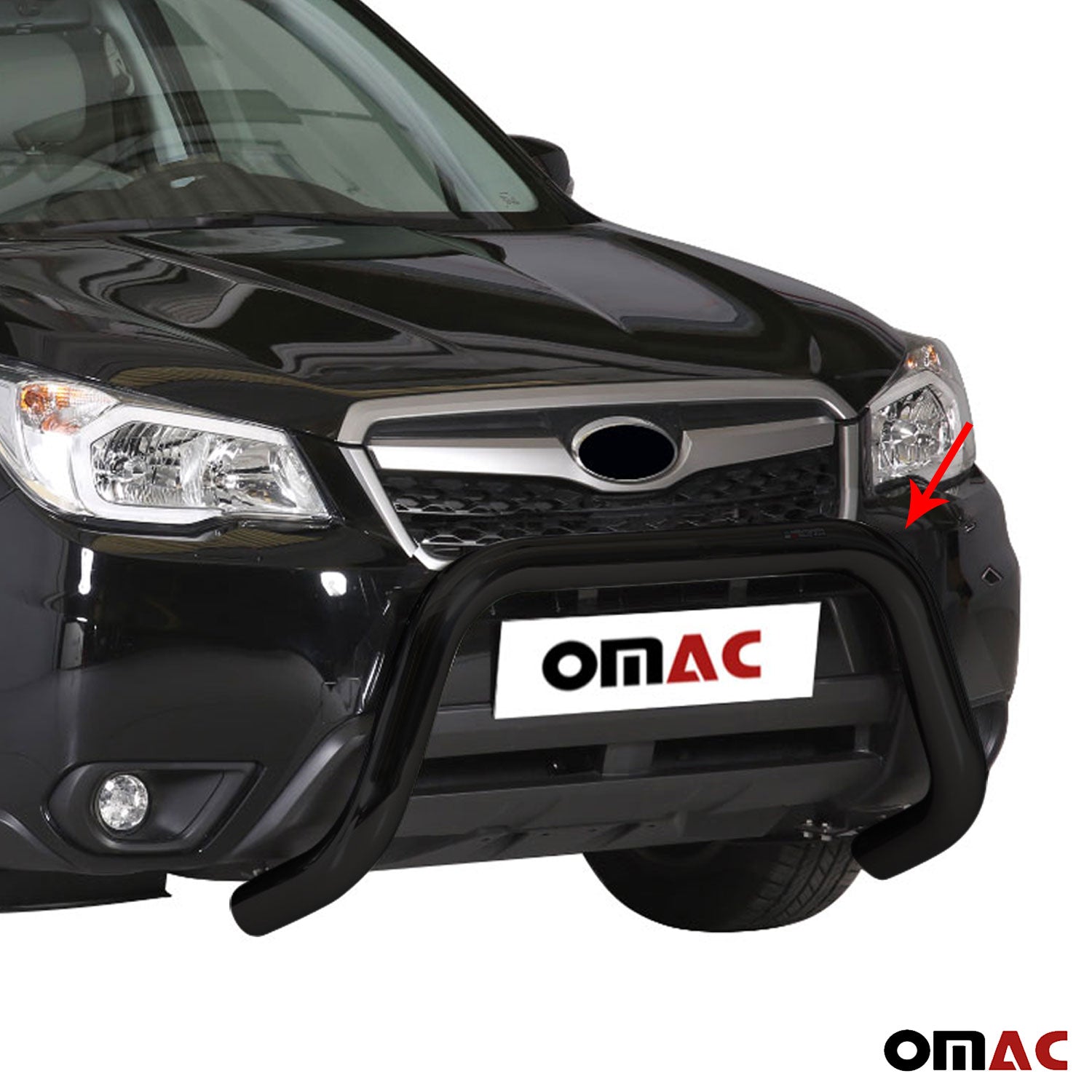 Frontbügel Frontschutzbügel für Subaru Forester IV 2013-2015 ø76mm Stahl Schwarz