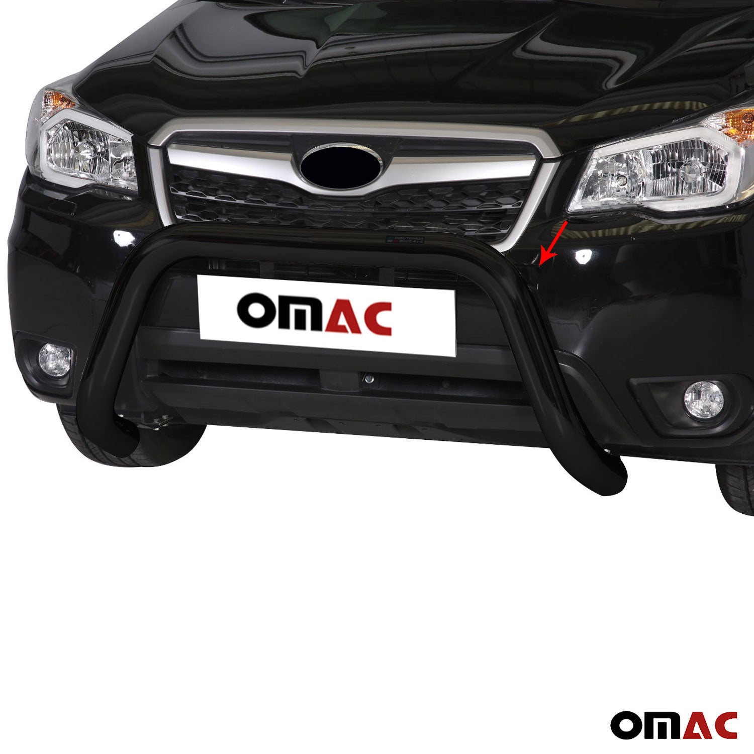 Frontbügel Frontschutzbügel für Subaru Forester IV 2013-2015 ø76mm Stahl Schwarz