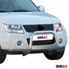 Frontbügel Frontschutzbügel für Suzuki Grand Vitara 2009-2011 ø63mm Stahl Silber
