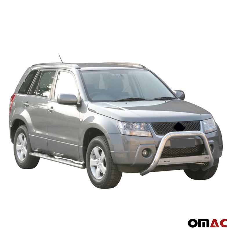 Frontbügel Frontschutzbügel für Suzuki Grand Vitara 2005-2008 ø63mm Stahl Silber