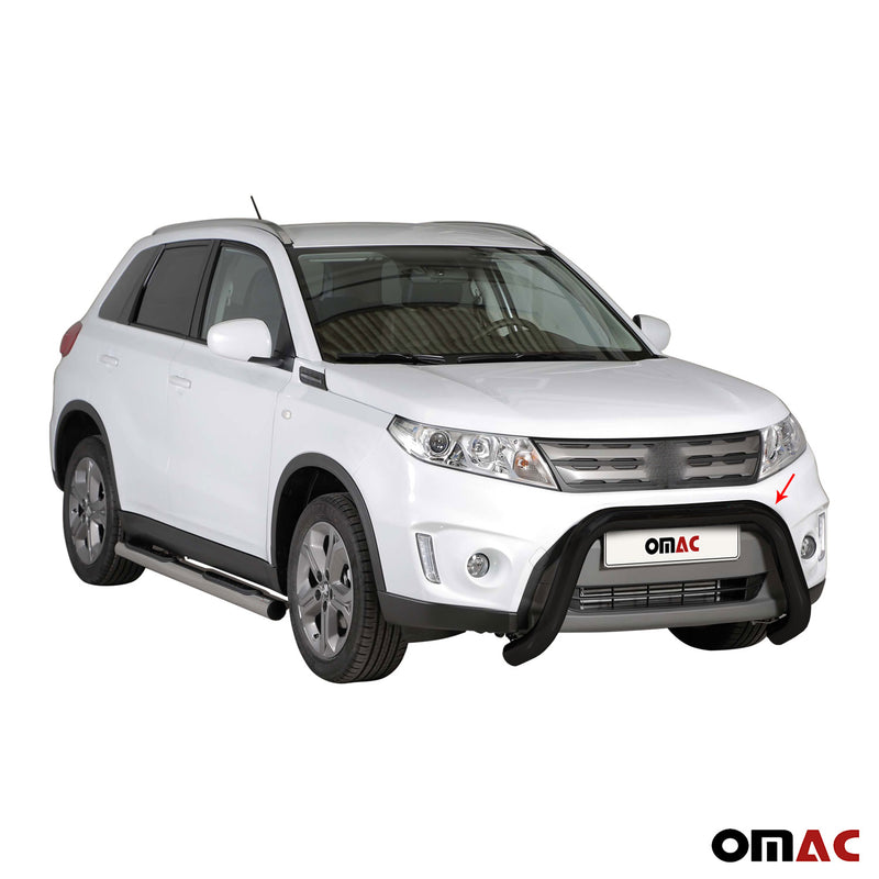 Frontbügel Frontschutzbügel für Suzuki Vitara 2015-2018 ø76mm Stahl Schwarz