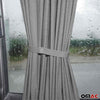 Mittlere Fenster Gardinen MAß Vorhänge für Mercedes Vito W639 2003-14 Mitte Grau