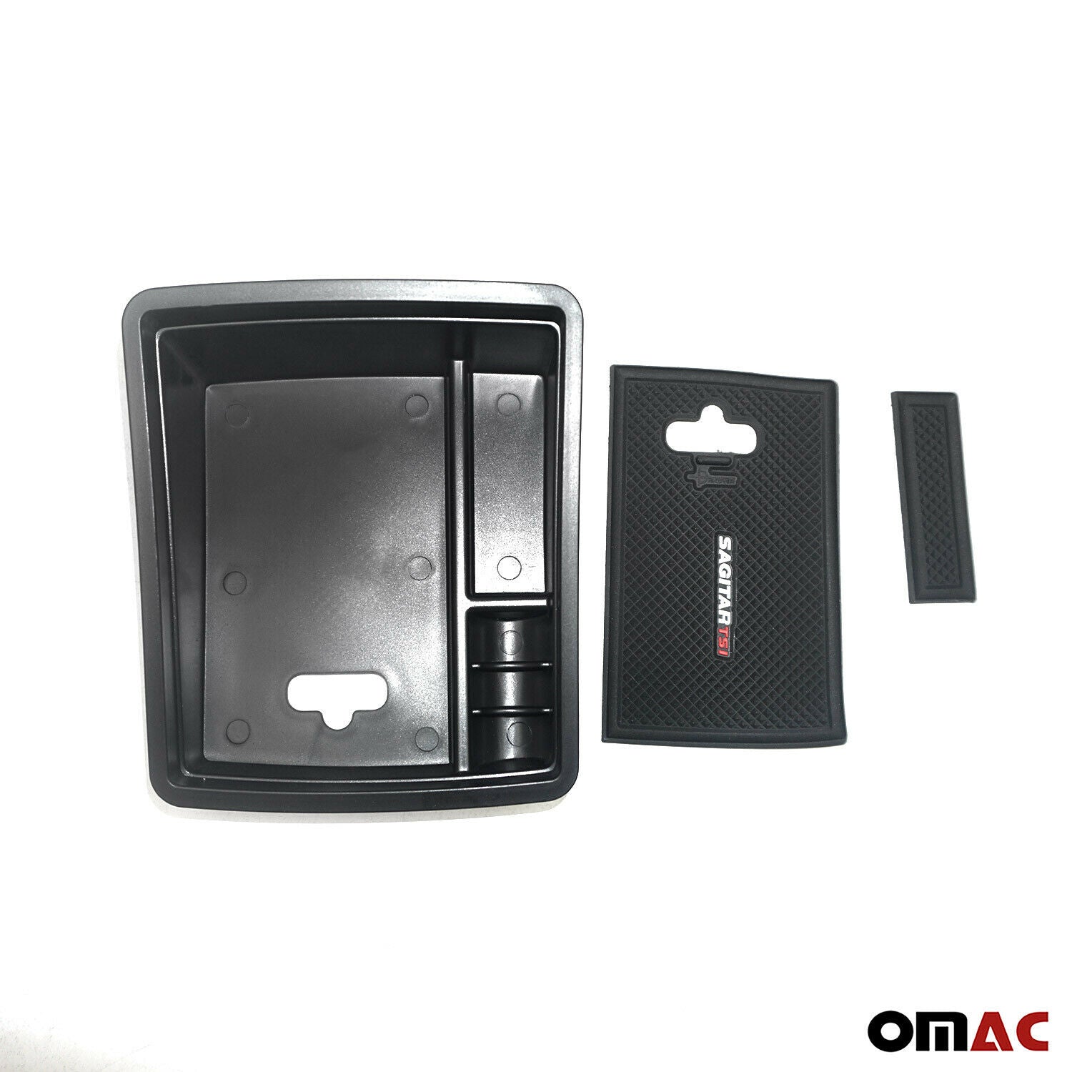 Armrest storage box for VW Jetta 2014-2018 Central storage box black - Omac Shop GmbH