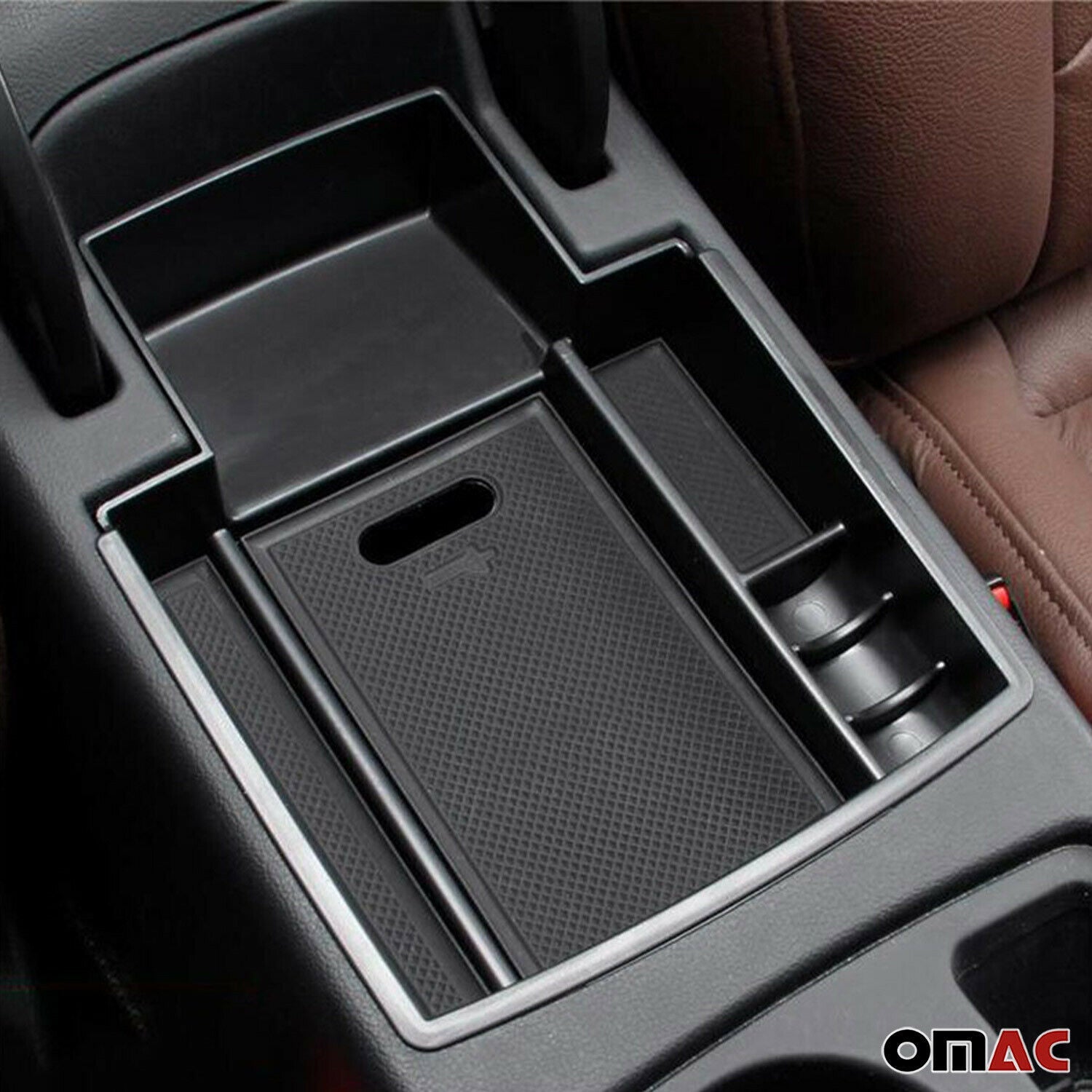 Armrest storage box central storage box for Audi A4 A5 2013-2014 black - Omac Shop GmbH