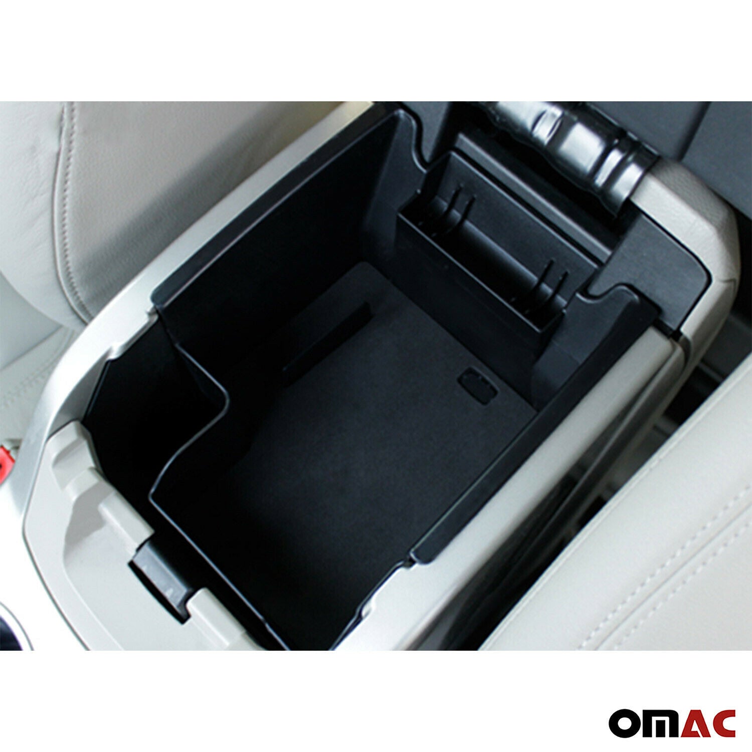 Armrest storage box central storage box black for Ford Kuga II 2013-2016 - Omac Shop GmbH