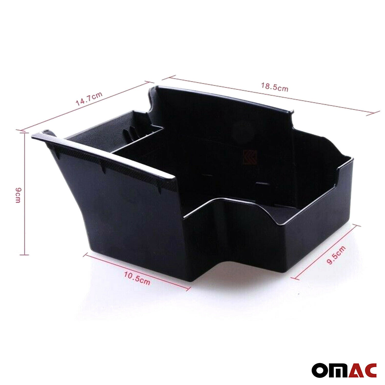 Armrest storage box central storage box black for Ford Kuga II 2013-2016 - Omac Shop GmbH