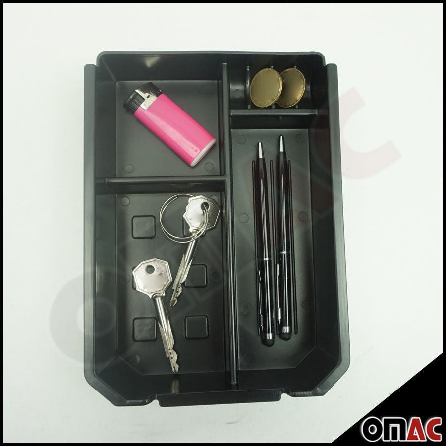 Armrest storage box central storage box black for Toyota RAV 4 2013-2018 - Omac Shop GmbH