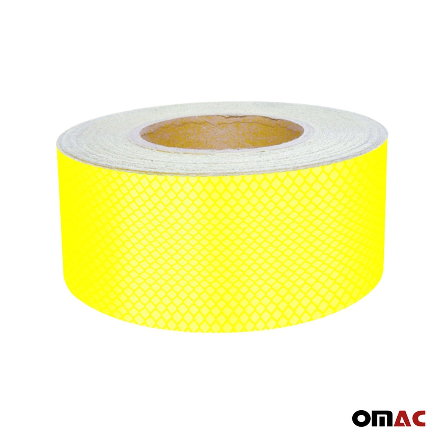 Aufkleber Reflektor Selbstklebeband Streifen Reflektierende Gelb 50Mx5cm - Omac Shop GmbH