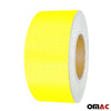 Aufkleber Reflektor Selbstklebeband Streifen Reflektierende Gelb 50Mx5cm - Omac Shop GmbH