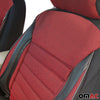 Auto Schonbezüge Sitzbezüge Schwarz Rot Vorne für VW Transporter T5 T6 2003-2023 - Omac Shop GmbH