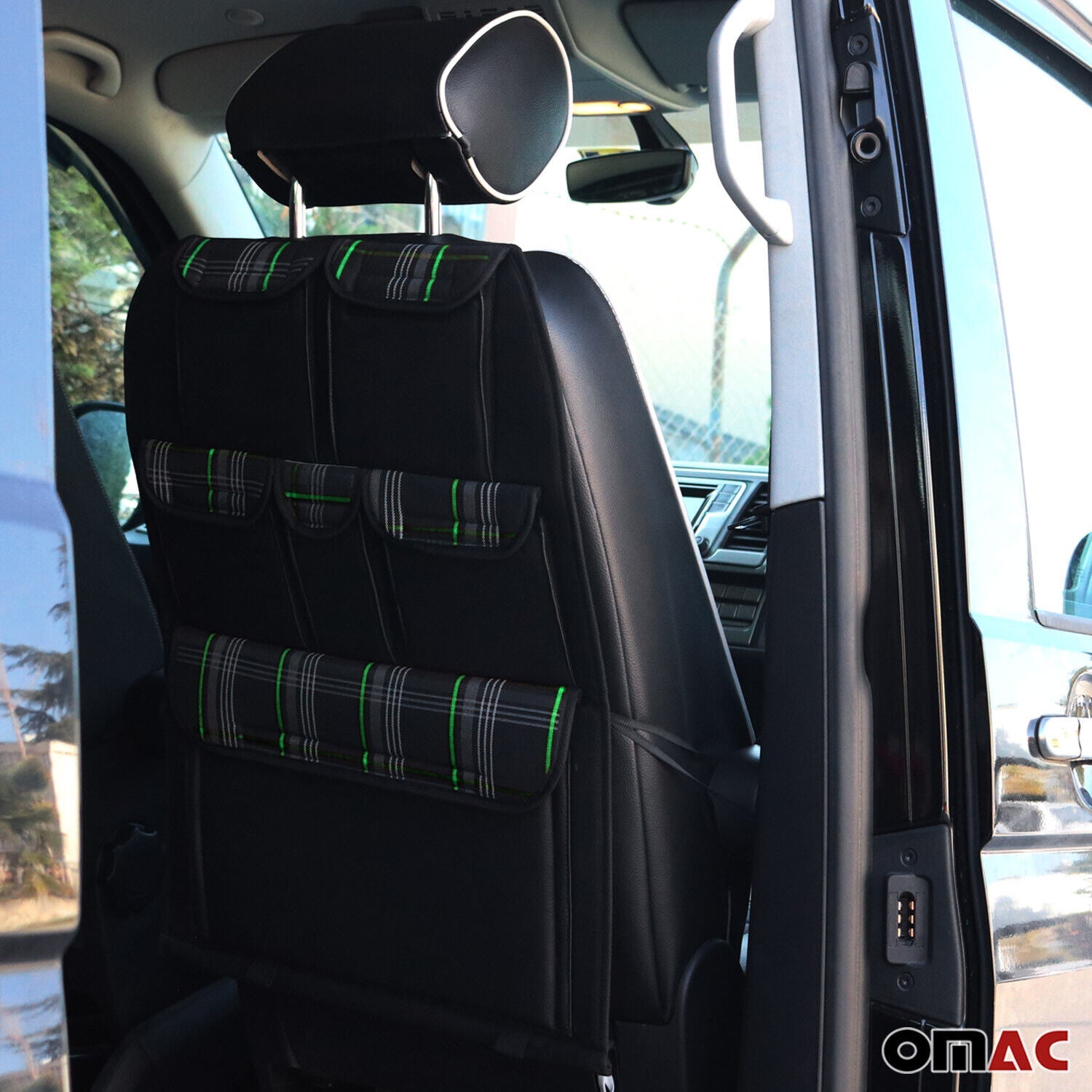 Rear seat bag VW T5 2003-2015 green
