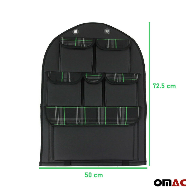 Autositz Organizer Rucksitztasche Organizer mit Tasche für VW T5 2003-2015 Grün - Omac Shop GmbH