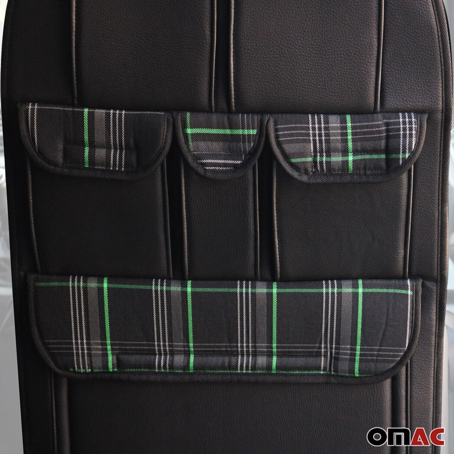 Autositz Organizer Rucksitztasche Organizer mit Tasche für VW T5 2003-2015 Grün - Omac Shop GmbH