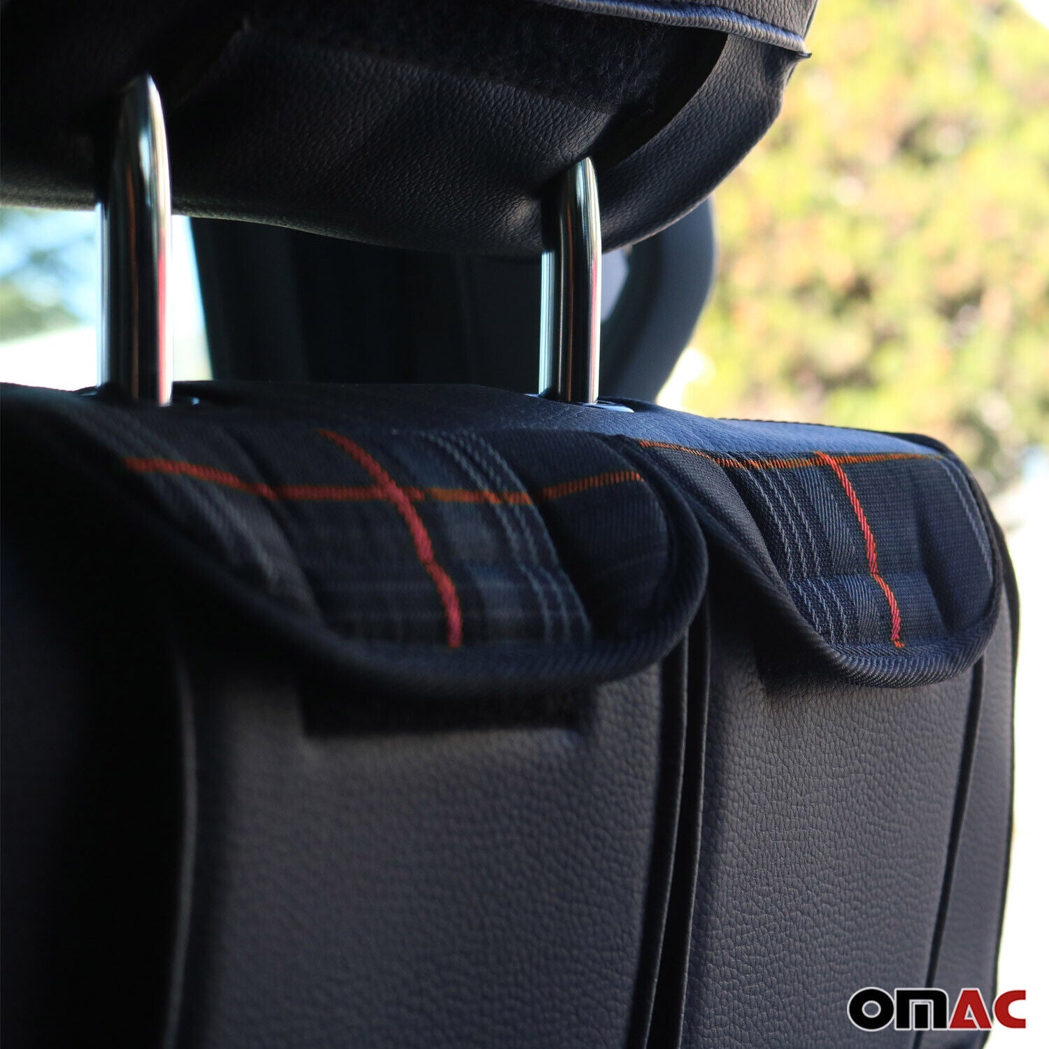 Autositz Organizer Rucksitztasche Organizer mit Tasche für VW T5 2003-2015 Rot - Omac Shop GmbH