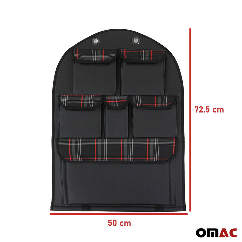 Autositz Organizer Rucksitztasche Organizer mit Tasche für VW T5 2003-2015 Rot - Omac Shop GmbH