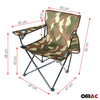 Camping chair folding chair garden chair fishing chair picnic BBQ camouflage patterned - Omac Shop GmbH