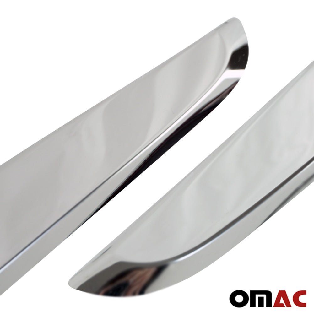 Chrome B-pillar door pillar trim stainless steel 2x for Mercedes X Class 2017-2021 - Omac Shop GmbH