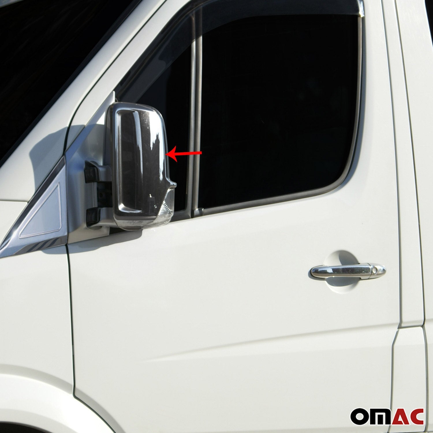 Chrome SET for Mercedes Sprinter W906 2006-2018 mirror trunk door handle grill - Omac Shop GmbH