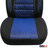 Sitzbezüge Schonbezüge für Fiat Scudo 2007-2024 Schwarz Blau 2+1 Vorne