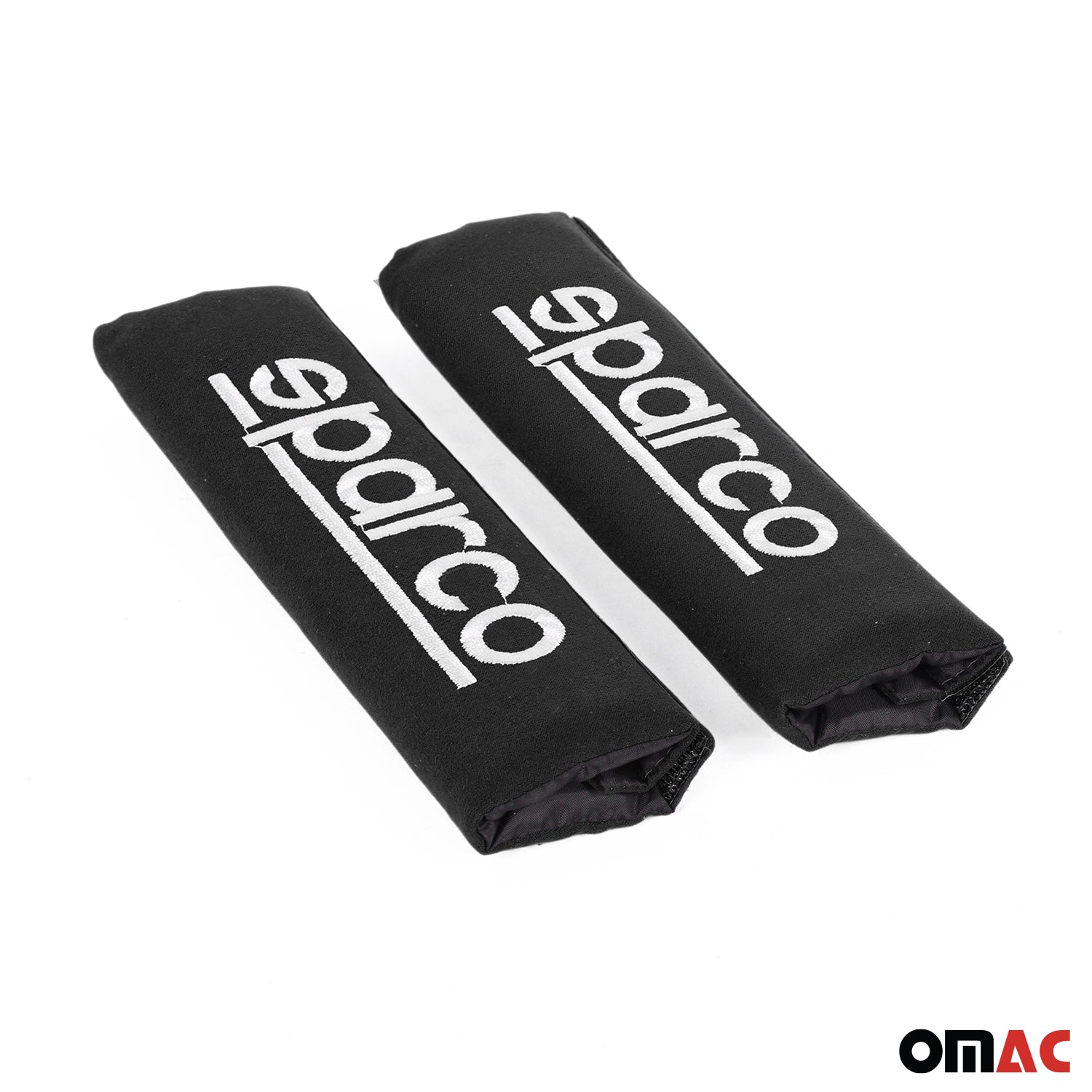 SPARCO Gurtschoner Gurtpolster Sicherheitsgurt Gurtschutz Autogurt Schwarz 2x