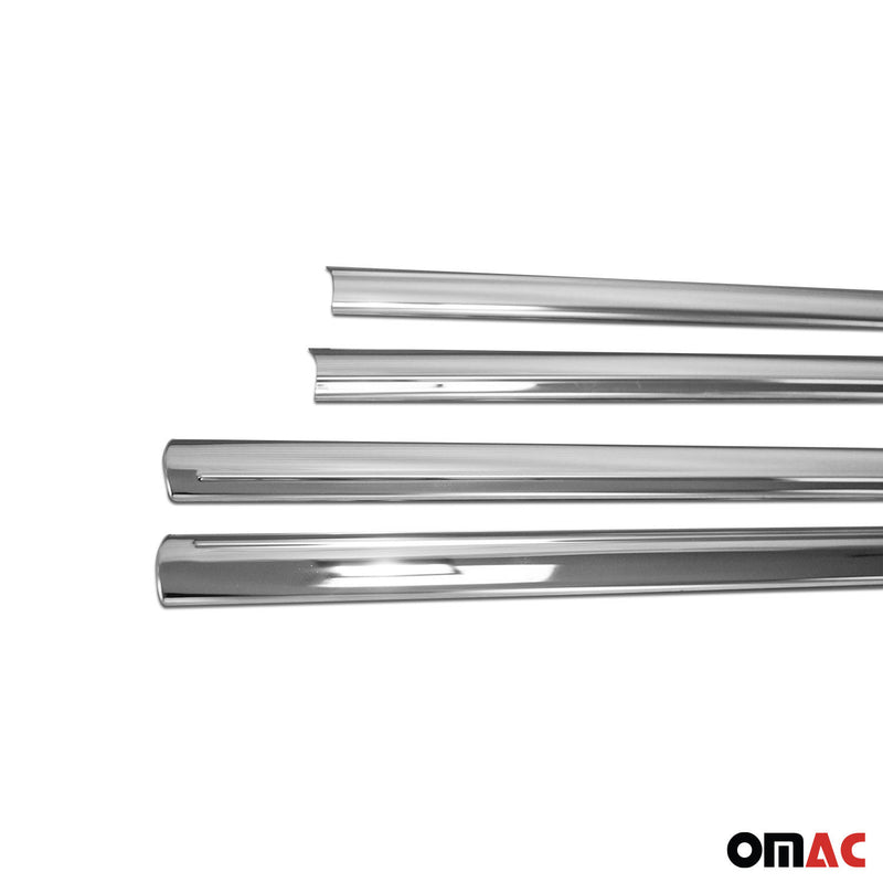 Seitentürleiste Türschutzleiste für VW Caddy 2003-2015 Langer Chrom Edelstahl 4x